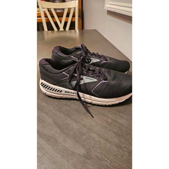 Brooks Beast 20‎ Men\'s Comfort Walking Running Shoes Black Size 8 4E Extra wide main image 4